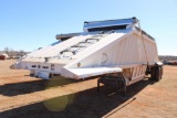 2007 CTS T/A SINGLEGATE BELLY DUMP ROCK TRAILER, S/N 5TU1140257S000531