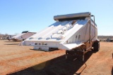 2005 MANAC T/A SINGLEGATE BELLY DUMP ROCK TRAILER, S/N 5MC1116205P005164