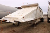2005 MANAC CPS T/A SINGLEGATE BELLY DUMP ROCK TRAILER, S/N 5MC1116295P005163