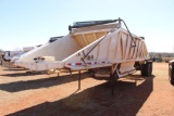 1997 RANCO T/A BELLY DUMP ROCK TRAILER, S/N 1R9BSE5D8VL008549