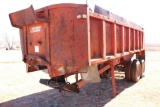 1979 DUNH T/A 23' DUMP TRAILER, S/N 12685972323T23F