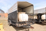 16' T/A COOLING TRAILER, 125 GALLON TANK, BILL OF SALE...