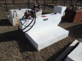 L SHAPE...TRANSFER TANK W/FILLRITE PUMP...