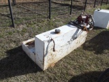 L SHAPE...TRANSFER TANK W/ FILLRITE PUMP...
