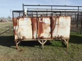 (3) STORAGE TANKS ON STAND