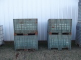 (4) PLASTIC STORAGE BINS...
