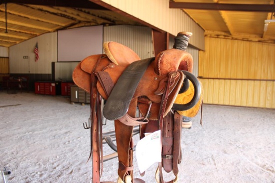 SADDLE , 16" SEAT (GONE THRU & NEW)