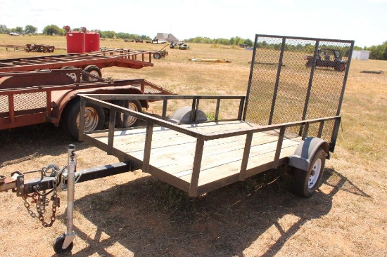 5' X 10' S/A TRAILER, 5' GATE, NO TITLE...
