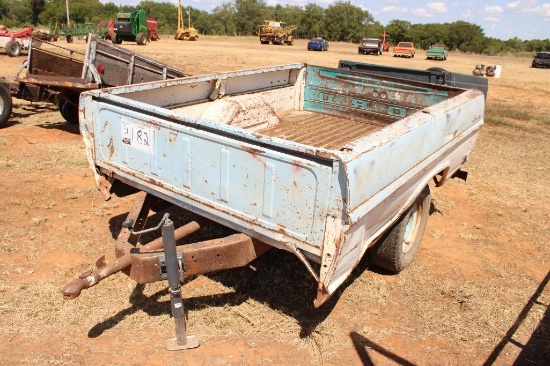 PICKUP BED TRAILER, NO TITLE...