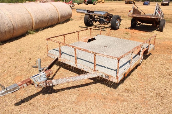 8' X5' BUMPERPULL TRAILER, NO TITLE
