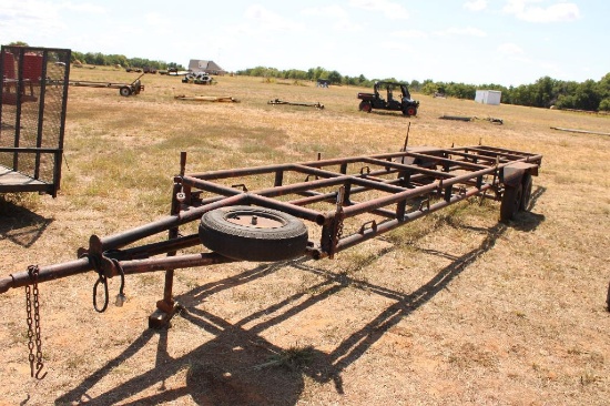 SHOPBILT T/A PIPE TRAILER, NO TITLE