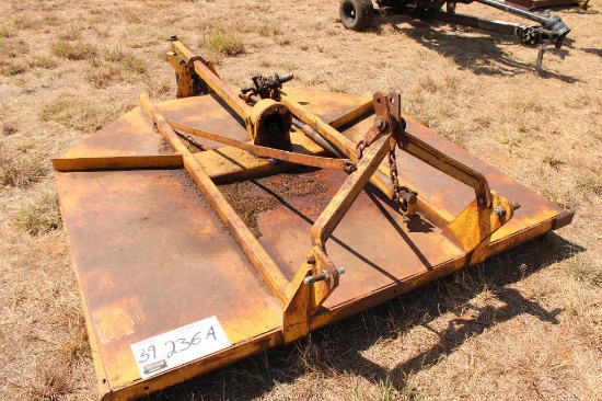 SERVIS 7' 3PT BRUSH HOG, (BUSTED GEAR HOUSING)