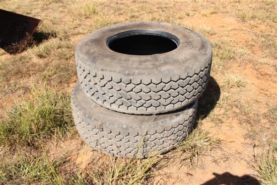 (2) 425/65R22.5 FLOTATION TIRES
