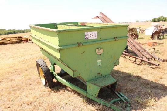 JOHN DEERE SPREADER, S/N 007756 (NEEDS WORK)