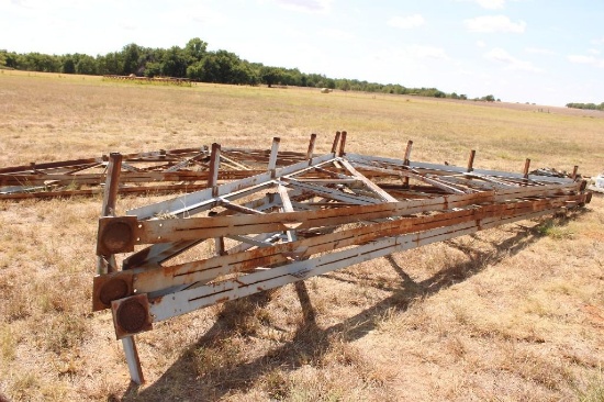 (5) TRUSSES, 27' LONG, 7' TALL