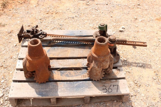 (2) DRILL BITS, (2) CABLE CUTTERS & HIGH LIFT JACK...