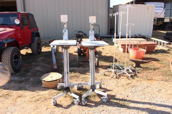 (2) COMPUTER STANDS