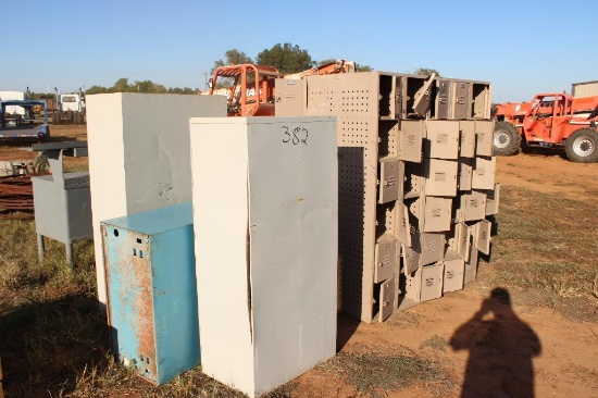 (3) FILING CABINETS & (1) LOCKER