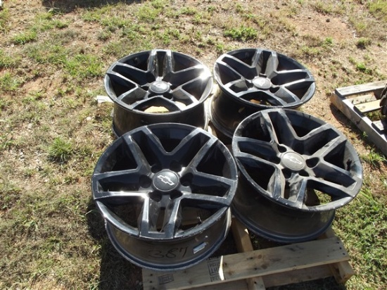 (4) 17" CHEVY 6 LUG RIMS...