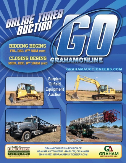 Online Only Surplus Oilfield Equipment Auction