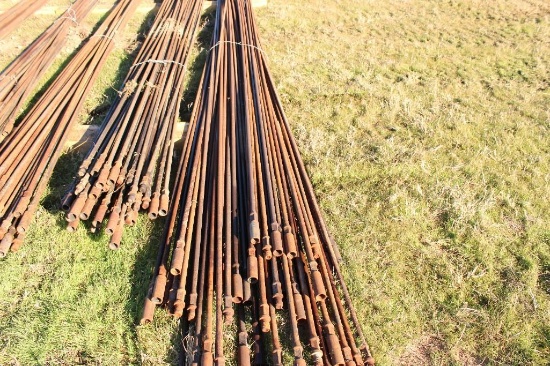 (1) BUNDEL OF 7/8 SUCKER ROD .42...PER BUNDLE. SELLS BY THE LOT. LOCATED IN YARD 1 ELMORE CITY