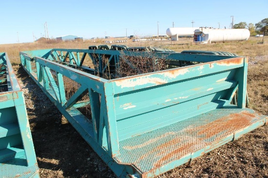 METAL...PIPE BASKET SKIDDED, 98" WIDE X 51' LONG. LOCATED IN YARD 1 ELMORE CITY