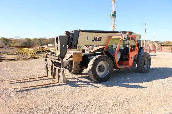 2018 JLG 1255 FORKLIFT, S/N 0160085492, CUMMINS ENG, 6' FORKS, HOUR METER READS 9999 HRS. LOCATED...