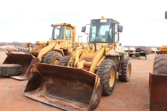 1997 KOMATSU WA180 WHEEL LOADER, S/N A80011, G.P BKT, CAB, HOUR METER READS 7277 HRS