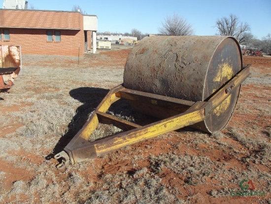 STEEL SINGLE WHEEL ROLLER, S/N 666SF1771, PULL TYPE
