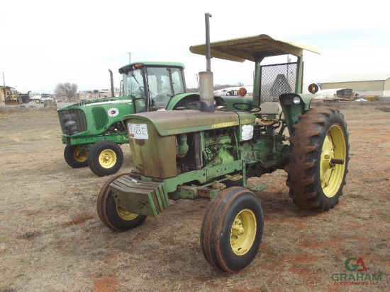 1974 JOHN DEERE 2630 FARM TRACTOR, S/N 192750T, CANOPY
