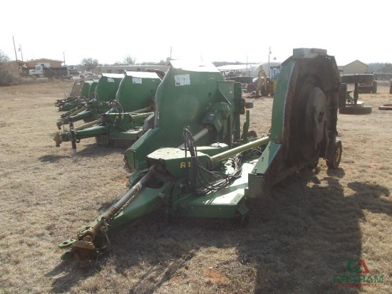 JOHN DEERE R15 15' FLEXING MOWER, S/N 000532