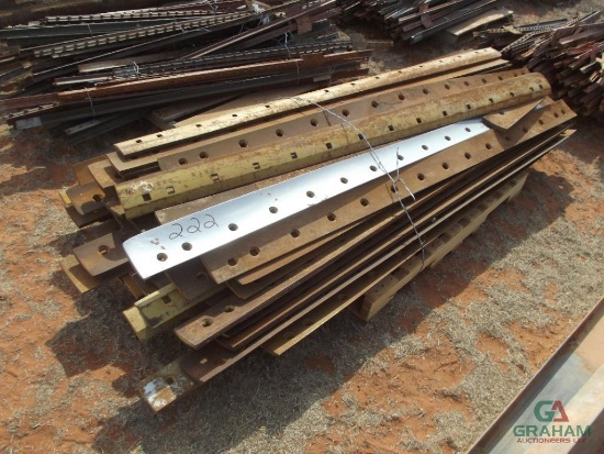 LOT OF USED GRADER BLADES