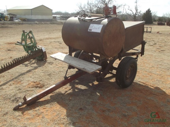 FUEL TANK ON TRAILER , BILL OF SALE