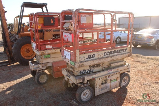 JLG COMMANDER CM1432 SCISSOR LIFT, ELECTRIC