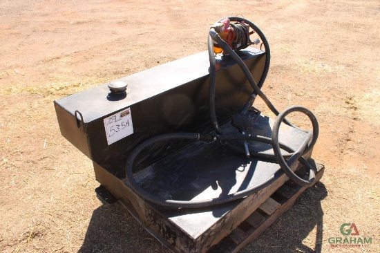 L SHAPE FUEL TANK W/ PUMP