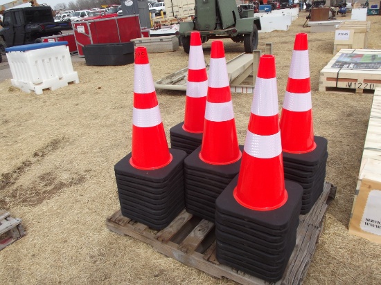 (50) SAFETY CONES