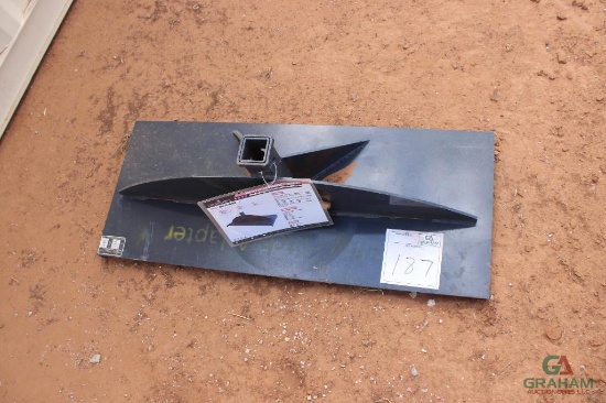 2" Receiver Hitch Attachment For Skidsteer (Unused)