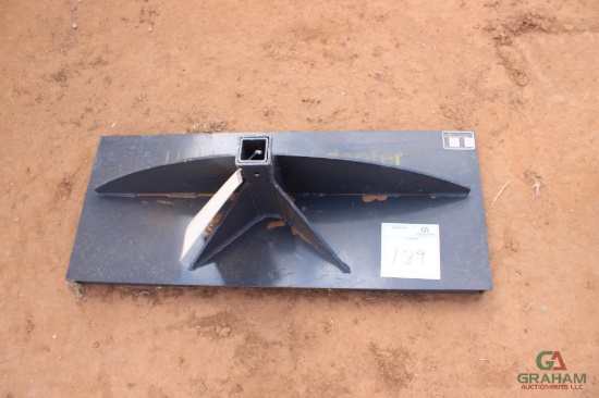 2" Receiver Hitch Attachment For Skidsteer (Unused)