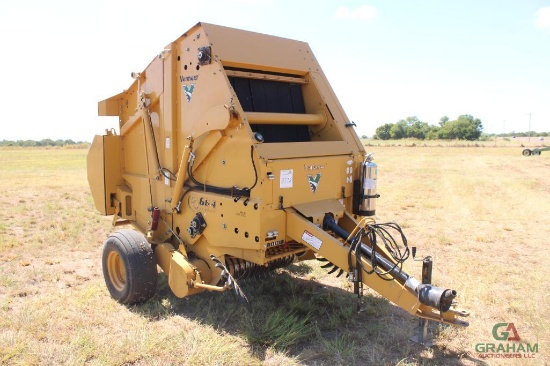 VERMEER 66M RANCHER ROUND BALER, S/N 1VRA151E1C1003092, MONITOR SHOWS 11567 BALES