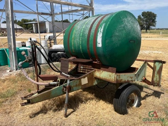 500 GALLON SPRAYER , PTO DRIVEN SELLS OFFSITE WEST OF GAINESVILLE TX, FLYING J RANCH #4