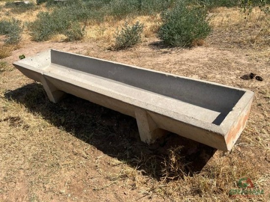 (28) 8' CONCRETE FEED BUNKS SELLS OFFSITE AT GRAHAM FARM & RANCH LOCATION BUYER RESPONSIBLE FOR