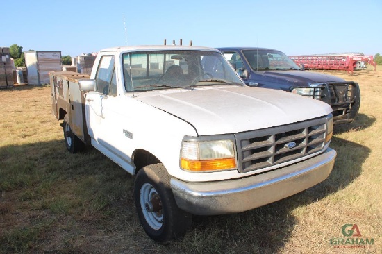 1996 Ford F250 Service Truck, S/N 1fthf26h0tlb28879, V8, Auto, Od Reads 184891 Miles , (Needs Fuel