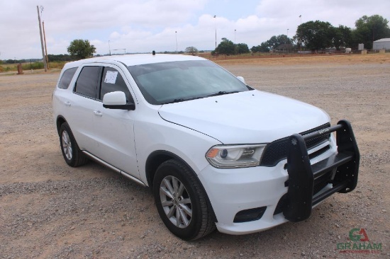 2020 Dodge Durango Awd SUV, S/N 1c4sdjft5lc283566, Hemi V8 Eng, Auto Trans, Od Reads 130528 Miles,