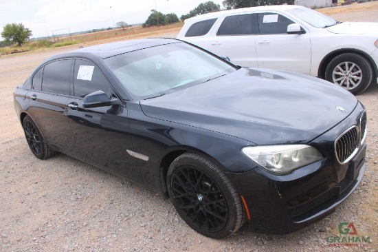 2014 Bmw 7 Series Sedan, S/N Wbayf8c51ed652517, X Drive, Twin Turbo V8, Auto, Od Reads 135597 Miles