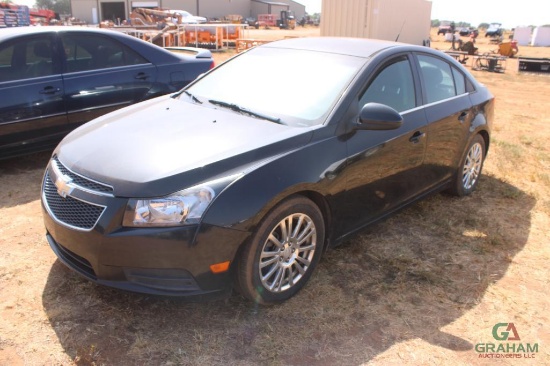 2013 CHEVY CRUZE 4 DOOR CAR, S/N 1G1PH5SB2D7313088, 1.4L , AUTO,