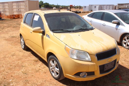 2010 CHEVY AVEO 4 DOOR CAR, S/N KL1TG6DE2AB132899, 4 CYL , AUTO TRANS
