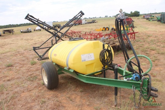300 GALLON SCHABEN SPRAYER PULL TYPE, 16' FOLDABLE BOOM, 17 SPRAY NOZZLES, PTO DRIVEN