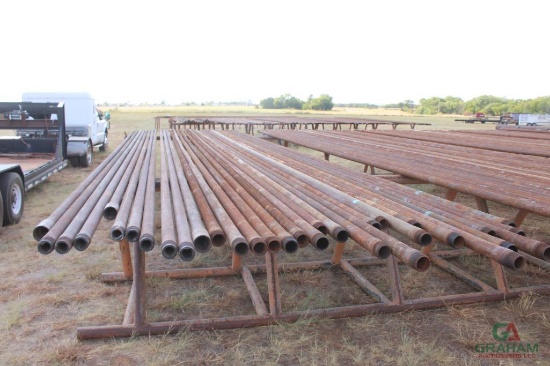 (33) Jts Of 2 3/8" Pipe, Approx 1000' , Sells By The Ft. (Your Bid X 1000)