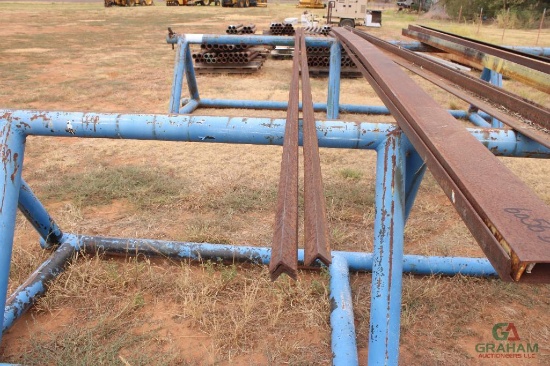 (10) 1' X1' Angle Iron, 20' Each. Sells As A Lot