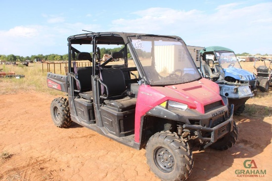 2013 POLARIS 900 CREW SIDE BY SIDE, S/N 4XAWH88A8EB188977, ( WILL NOT START, NO TITLE)